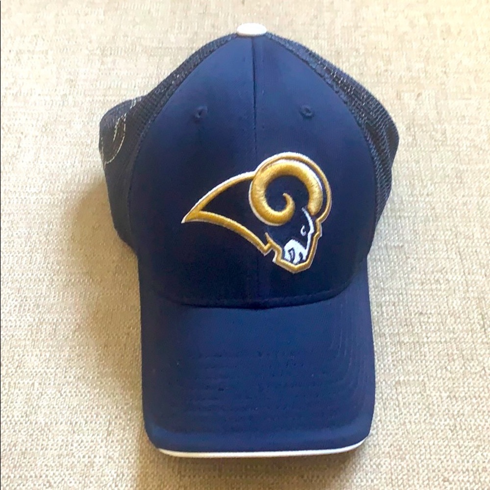 Navy Rams NFL OSFA Reebok hat